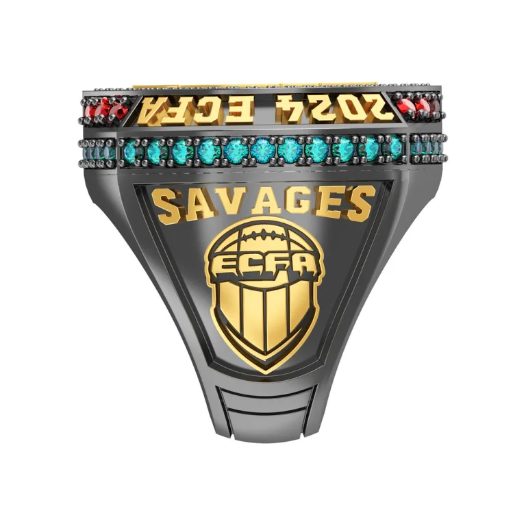 Secret Team Rings Premium Football Team Rings - Antique Round - Champtrove