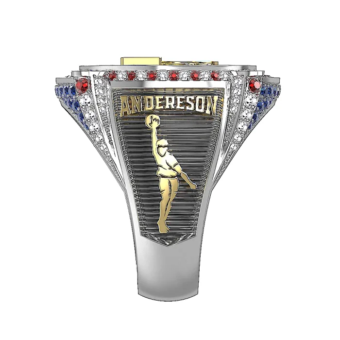 Premium Bowling Championship Rings - 4-Corner Lug Design - Champtrove